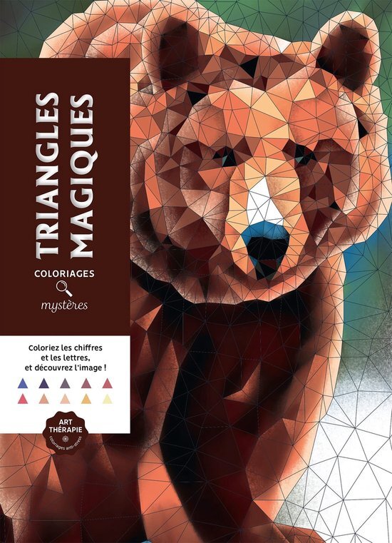 hachette heroes Triangles Magiques Coloriages Mystères - Kleurboek voor volwassenen