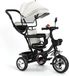 Sans marque Tricycle avec barre de poussée - Tricycle pour enfants Vélo d'apprentissage - Transport de bébé Jeu - Multifonctionnel 4-en-1 - 75x46x106 cm - Bleu