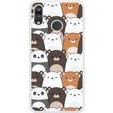 P20 Lite Réunion de Nounours bedrukt siliconen hoesje