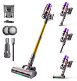 Aspirateur sans fil, 55 kPa, 600 W, autonomie de 80 minutes, fixation murale