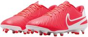 Nike Tiempo Legend 10 Club FG/MG Voetbalschoenen Senior Rood - Wit
