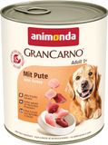Animonda Grancarno Natvoer voor honden met kalkoen (6 x 800 g)
