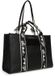 Steve Madden Bdomino Large Shopper - Dames - Polyester - Zwart