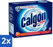 Calgon 2 x Nettoyant pour machine à laver - Contre le calcaire / résidus de détergent / odeurs - 55 comprimés