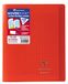 Clairefontaine 951404C Pak met 10 Geniete Schriften Koverbook Rood - 17x22 cm - 96 Pagina's Grote Ruitjes - Wit Papier 90 g - Polypro Omslag