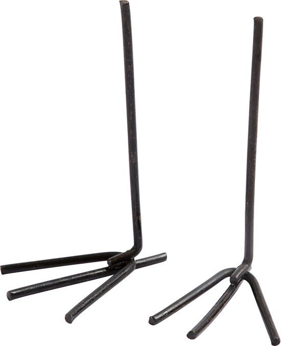 Metalen voeten - 2 cm - 5 cm - zwart - 20 stuks