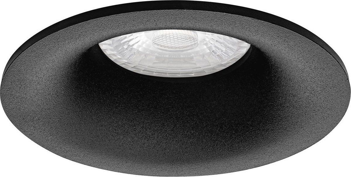 Philips Premium Inbouwspot Warmglow Assar Zwart Verdiepte ronde spot Warm Glow Met LED