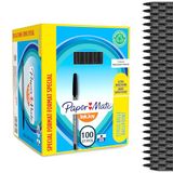 PAPER MATE InkJoy 100ST balpen, medium punt (1,0 mm), zwart, 100 stuks