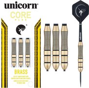 Unicorn Core Plus Shape 1 Brass Soft Tip - Dartpijlen