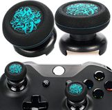 Playrealm FPS Thumbstick Extender & Printing Rubber Siliconen Grip Cover 2 Sets voor Xbox Series X/S & Xbox One Controller (Deep Sea Demon Tentacle)