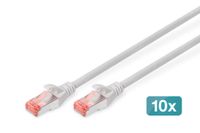 Digitus DK-1644-030-10 - Netwerkkabel - 3 m - Grijs