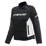 Dainese Air Frame 3 S26 Dames motorfiets textieljas - Wit/Zwart - Maat 40