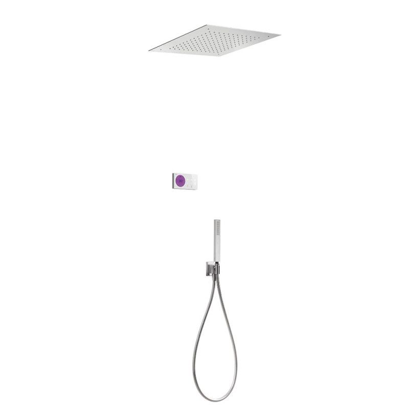 Tres Exclusive elektronische inbouw regendouche incl. handdouche 09286561 - Chroom