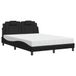 Maison Exclusive - Lit « Viana » avec matelas noir 140 x 190 cm en similicuir