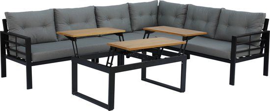 Intergard Aluminium loungeset Genua 6 personen