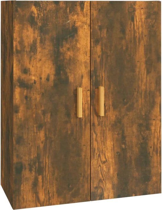 vidaXL Hangkast 69,5x34x90 cm gerookt eikenkleurig