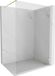 Mexen Lunar douchewand Walk-in rechts 120 x 200 cm, transparant 8 mm, geborsteld goud