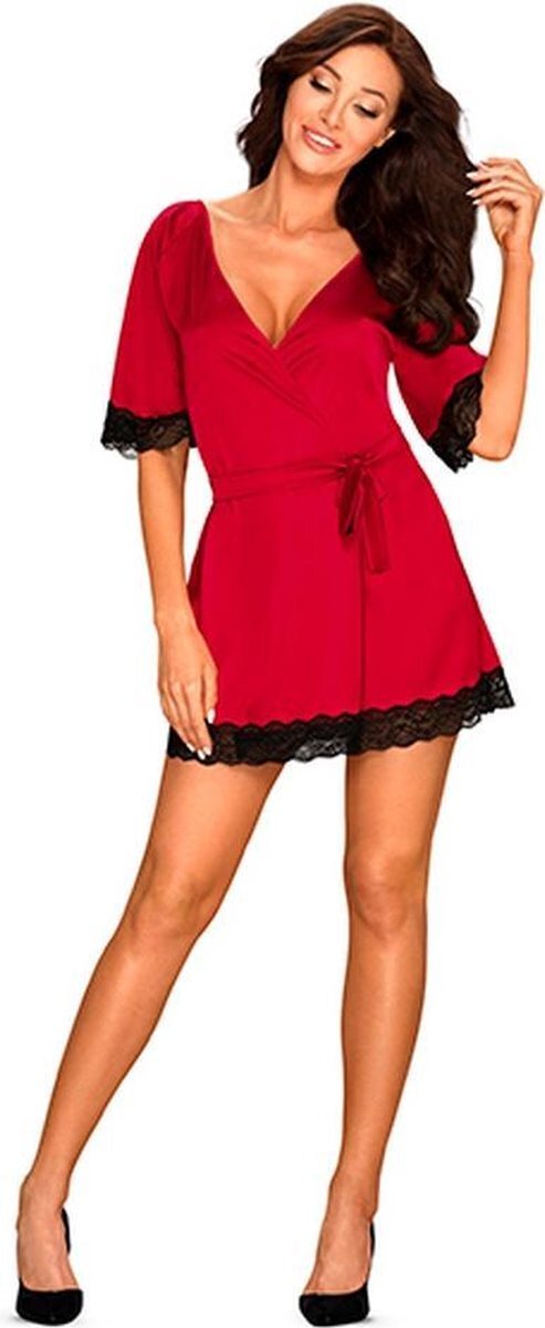 Obsessive - Sensuelia Robe Rood S/M