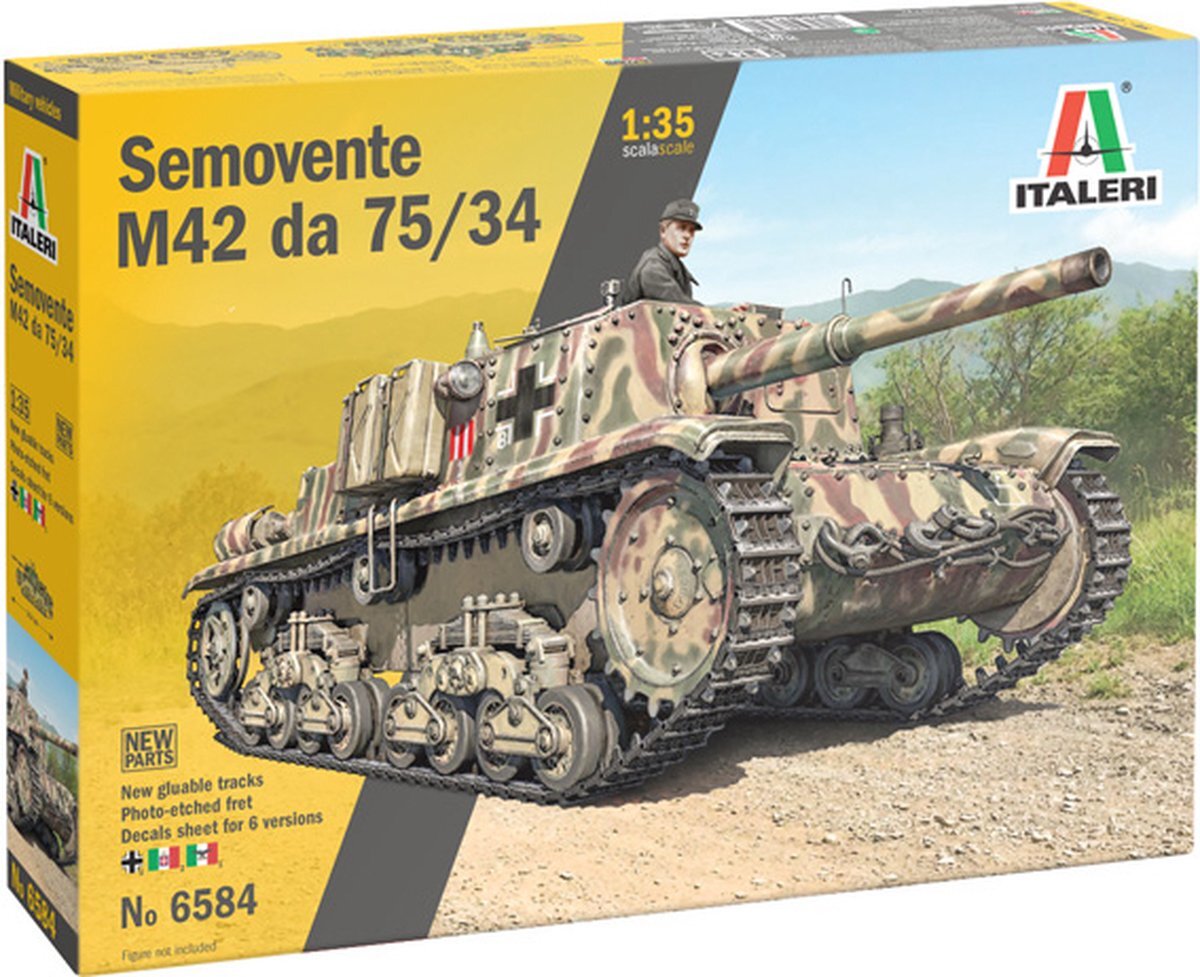 Italeri 1:35 6584 Semovente M42 da 75/34 Plastic kit