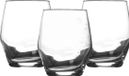 Lav Waterglazen tumblers Ella - transparant glas - 3x stuks - 370 ml