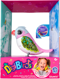 silverlit DigiBirds Single Hooded Parrot - Interactief vogeltje