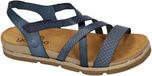 Yokono Dames Blauwe Plateau Sandalen Maat 36