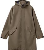 H2O Lange waterdichte jas Rømø Logo LW Packable Bruin L