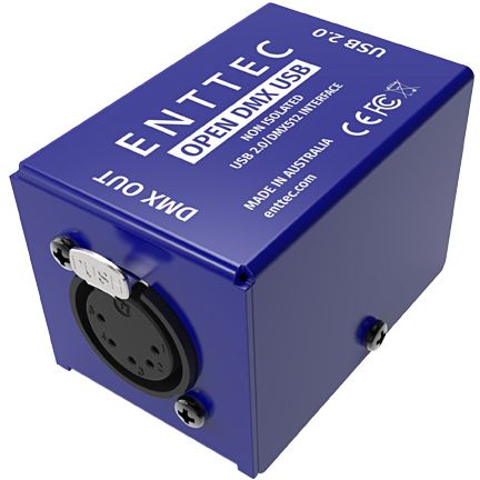 Enttec Open DMX USB DMX interface - 512 CH. DMX / USB 2.0