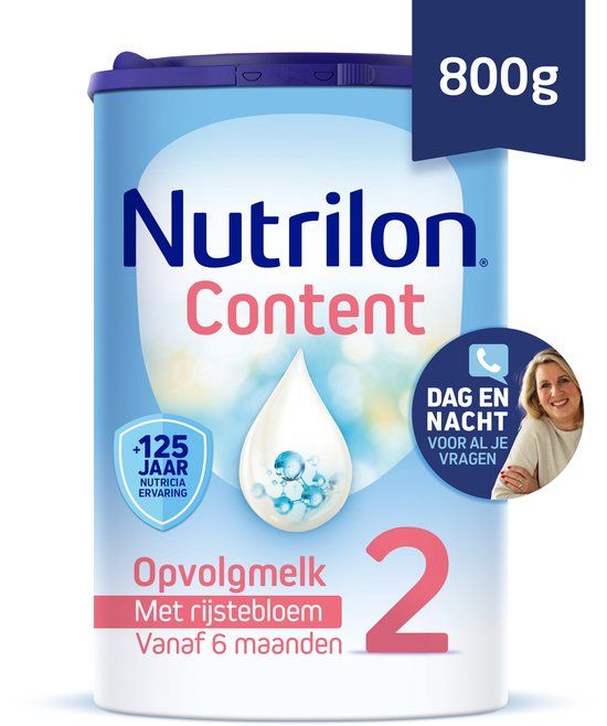 Nutrilon Content 2 - Flesvoeding Vanaf 6+ Maanden - 800g