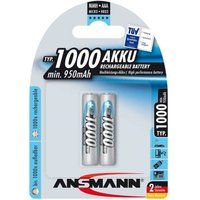 ANSMANN Energy Micro - Batterij 2 x AAA - NiMH - (oplaadbaar) - 1000 mAh