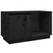Bol Meuble TV 74x35x44 cm pin massif noir