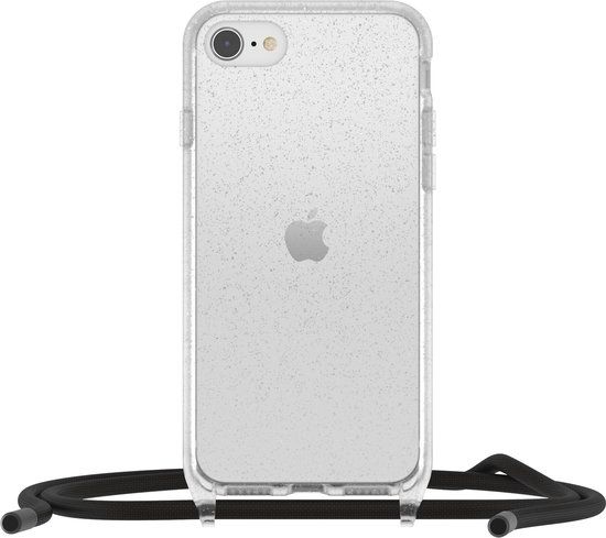 OtterBox React Necklace hoesje voor iPhone SE (3rd/2nd gen)/8/7, ultradun, beschermhoesje met verstelbare en afneembare kettingriem, getest volgens militaire standaard, Stardust