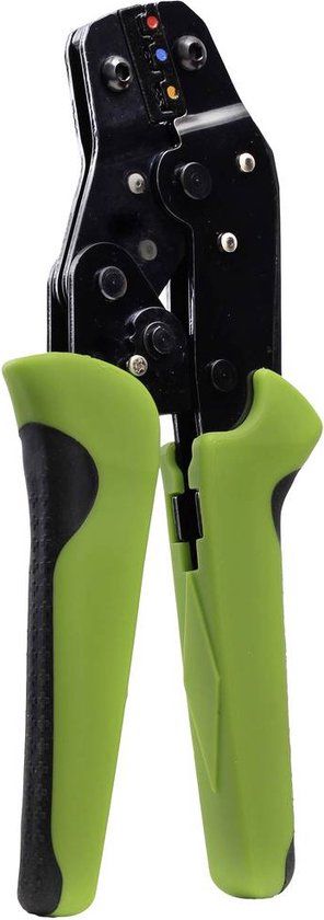 Quadrios 22T013 Krimptang Geïsoleerde kabelschoenen, Doorverbinders 0.25 tot 2.5 mm²
