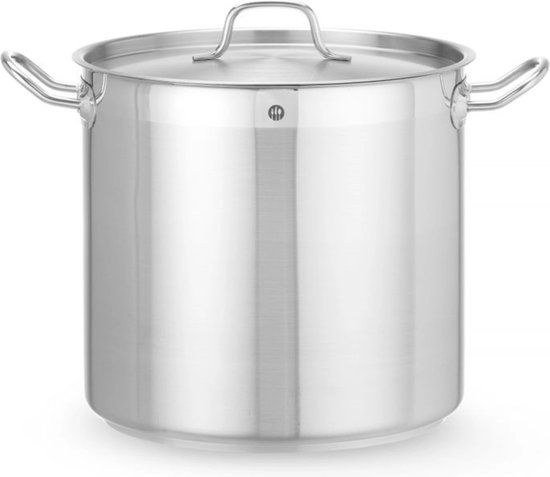 Hendi Kookpan hoog met deksel 16 liter