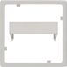 Siemens DELTA i-systeem adapterframe, titaniumwit, voor bewegingsmelders, 5TC158x, 1 stuk.