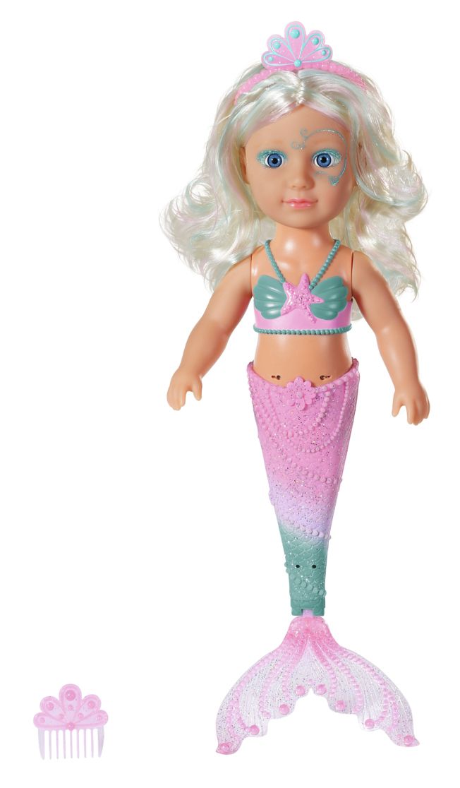 Zapf BABY born Little Sister Mermaid Doll - 46cm - 3+ Years