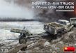 Miniart - Soviet 2 T 6x4 Truck With 76 Mm Usv-br Gun (Min35272) - WWII Sovjet Tank Modelbouwkit