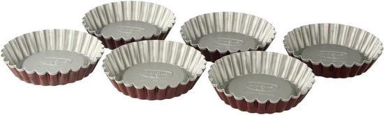 Dr. Oetker Tartelettevorm 10 cm (set met 6 stuks)