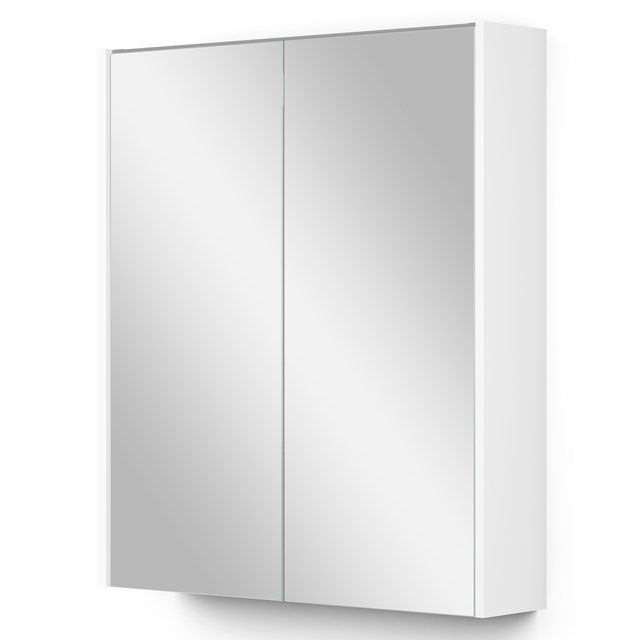 Maxaro Spiegelkast Met Verlichting Modulo 60x70cm Mat Wit