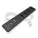 EMOS GoSmart 4-voudige stekkerdoos met wifi en app, 2 m, Smart Home WLAN-stekkerdoos, Schuko met 2 USB-poorten (USB-C, USB-A), schakelaar, wattmeter en timer, compatibel met Alexa, Google Assistant