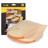 Anstore Herbruikbare broodroosterzakken met anti-aanbaklaag voor broodrooster, sandwich, meer dan 600 toepassingen [12 stuks]