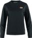 Fjällräven Vardag Dames Zwart Ronde Hals Lange Mouw Katoen Casual Sportmode Fitness & Training
