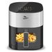 Uten Dual Blaze Airfryer heteluchtfriteuse, 2000 W, olievrije friteuse met kijkvenster 5,5 l, 14 kookfuncties, recepten, uitgestelde start, geen omdraaien