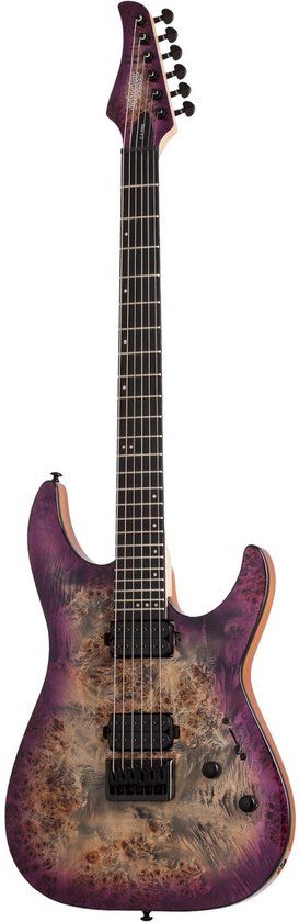 Schecter C-6 Pro Aurora Burst elektrische gitaar
