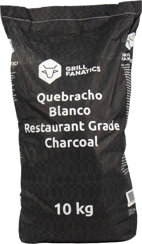 Grill Fanatics White Quebracho Restaurant Charcoal - 10 kg - Eikenhout - Houtskoolbarbecue
