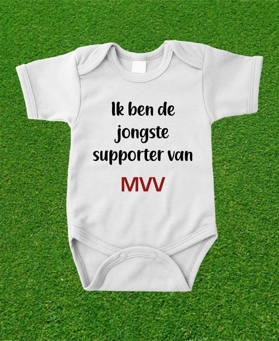 MVV is mijn club rompertje - Wit - Maat 74/80