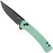 CRKT Q Compact 7075B Black Oxide 14C28N, Aqua GRN, zakmes, Richard Rogers design