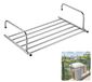 Étagère à linge pliable en acier inoxydable, idéale pour balcon et radiateur