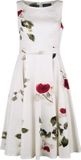 H&R London Maeva Swing Dress Dames Midi-jurk