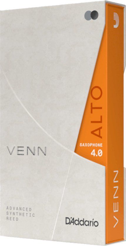 D'Addario Woodwinds VAS0140G2 VENN Alto Saxophone Reed G2 4.0